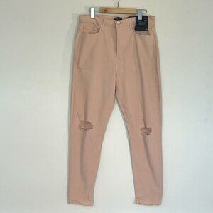 Banana Republic Premium Jeans high-Rise Skinny in Pink size 32 NWT